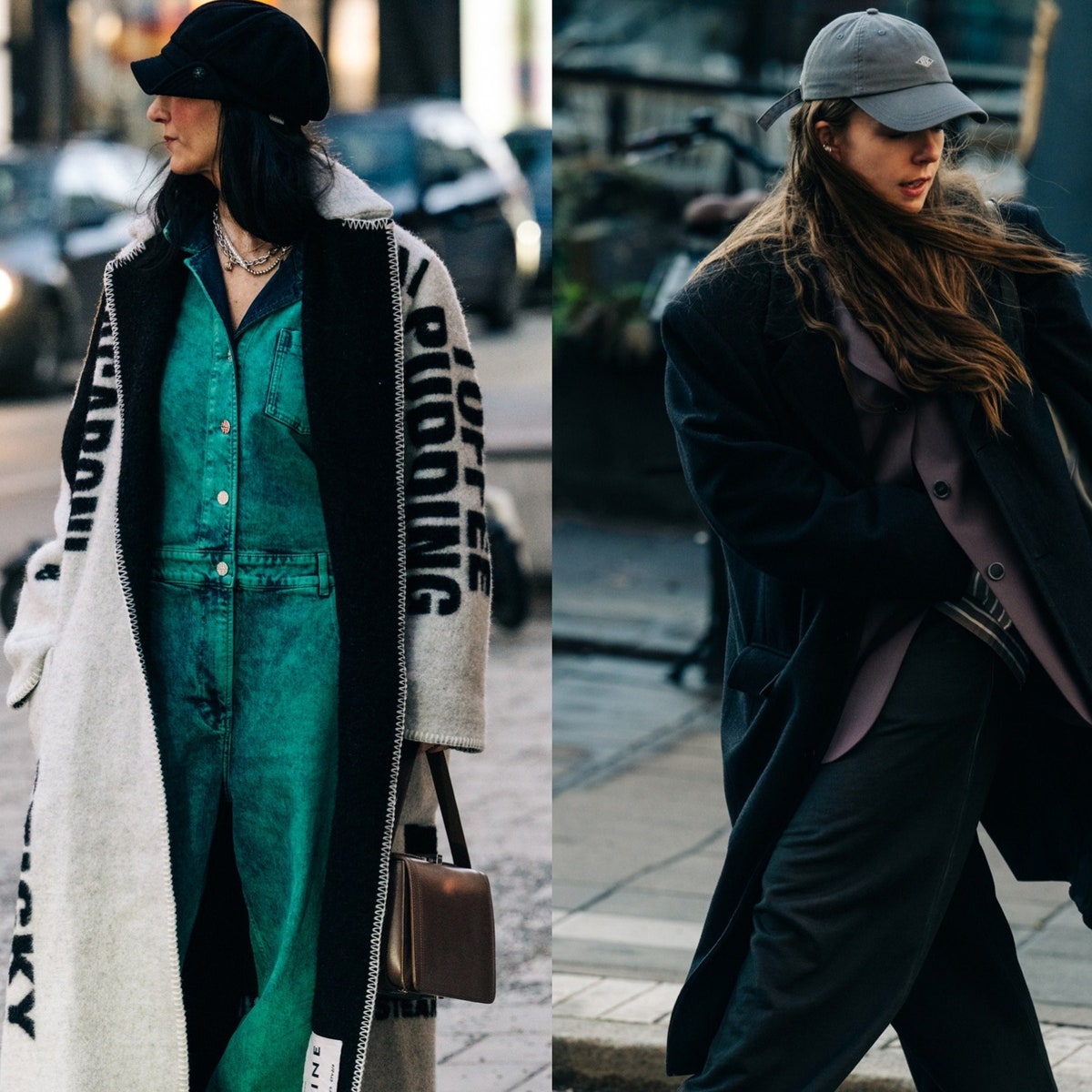 Стритстайл на Неделе моды осень-зима 2022 в Стокгольме