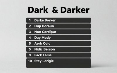 Dark and Darker Class Tier List: Strengths and Roles